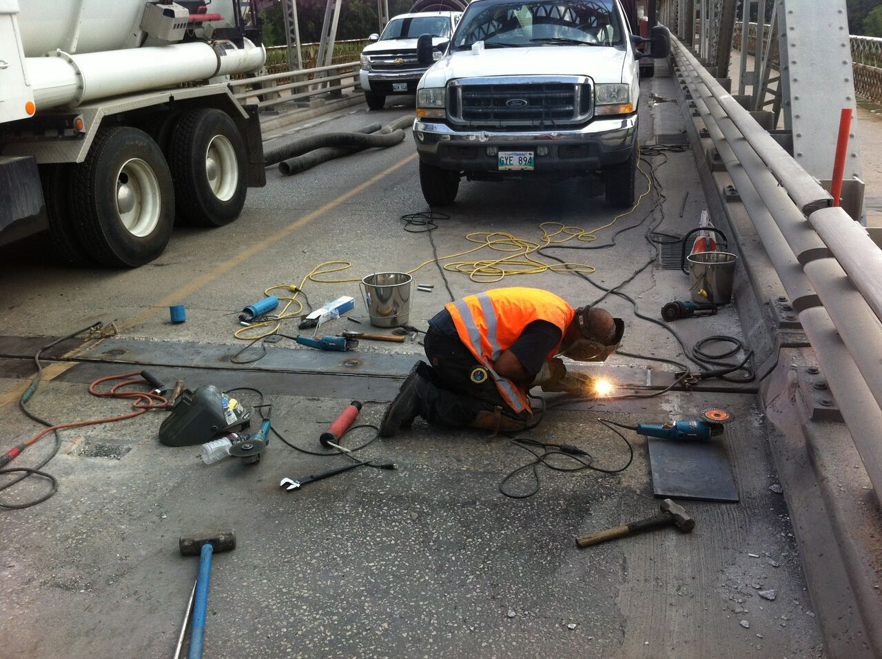 Louise Bridge Expansion Joint Repair